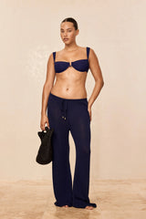 Belize Pant Open Knit - Midnight