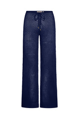 Belize Knit Pant - Midnight Lace Crochet