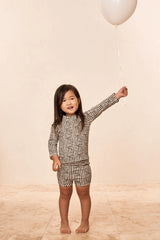 Santa Cruz Short Kids - Black Gingham