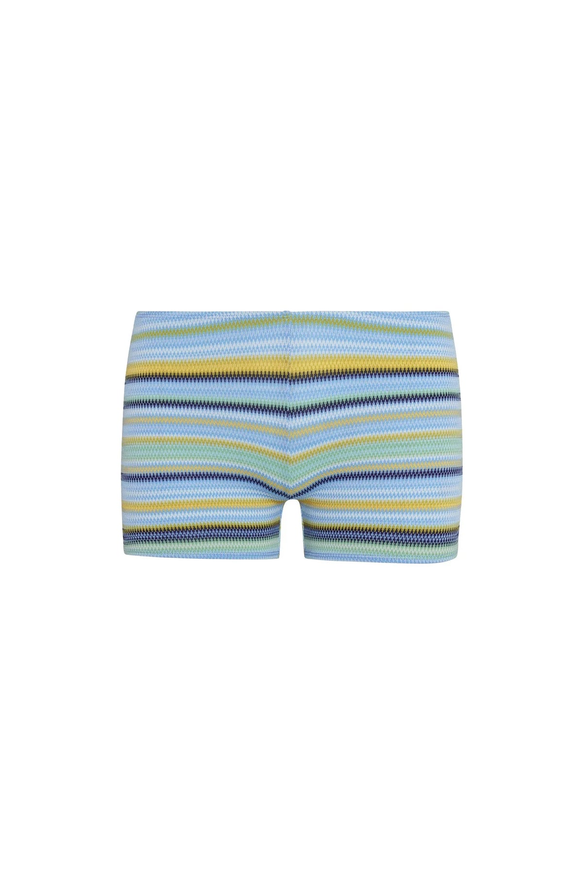 Cali Shorts - Sardinia Stripe Azure